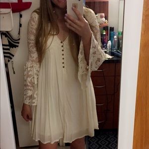 White lace dress